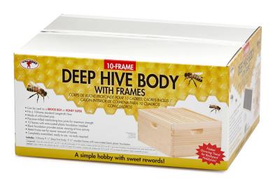 Beekeeping 10-Frame Deep Hive Body