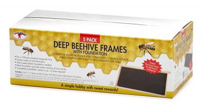 Beekeeping 5 Pk Deep Beehive Frames