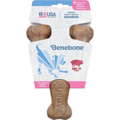 Benebone Wishbone Bacon Flavor Medium Puppy