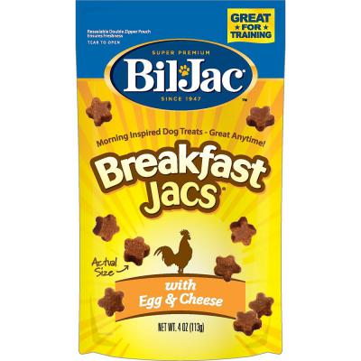 Bil Jac Breakfast Jacs Egg & Cheese Flavor Dog Treats 4 oz.