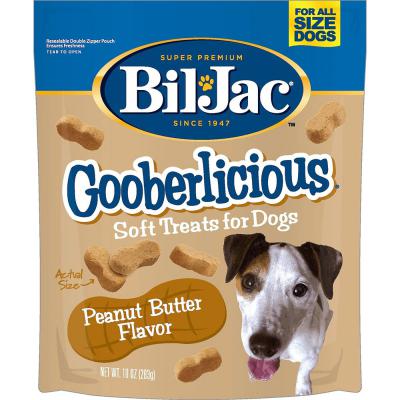 Bil Jac Gooberlicious Peanut Butter Flavor Soft Dog Treats 10 oz.
