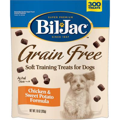 Bil Jac Grain Free Chicken & Sweet Potato Soft Training Dog Treats 10 oz.