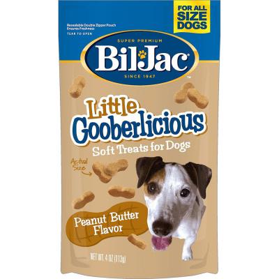Bil Jac Little Gooberlicious Peanut Butter Flavor Soft Dog Treats 4 oz.