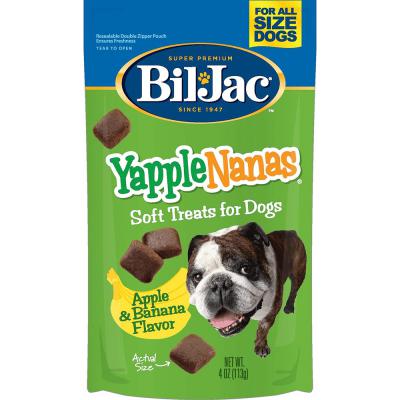 Bil Jac YappleNanas Apple & Banana Flavor Soft Dog Treats 4 oz.