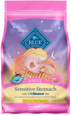 Blue Cat Snstv Stomach Chkn/Rice 7 lb.