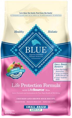 Blue Buffalo Life Protection Small Breed Adult Chicken & Brown Rice Recipe 5 lb.