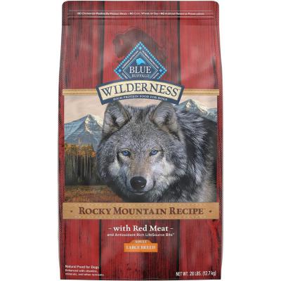 Blue Wilderness Rocky Mountain Large Breed Red Meat & Wholesome Grains 28 lb.