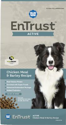 Blue Seal EnTrust Active Chicken Meal & Barley Recipe 40 lb.
