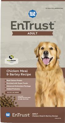 Blue Seal EnTrust Adult Chicken Meal & Barley Recipe 40 lb.