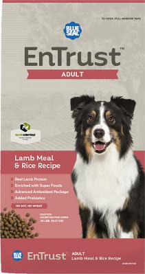 Blue Seal EnTrust Adult Lamb Meal & Rice Recipe 40 lb.