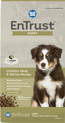 Blue Seal EnTrust Puppy Chicken Meal & Barley Recipe 40 lb.