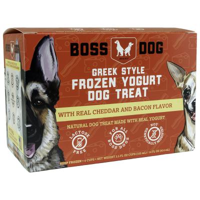 Boss Dog Frozen Yogurt Cheddar & Bacon 4 Pack
