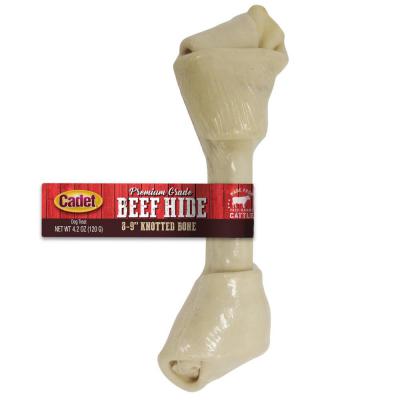 Cadet Beef Hide 8-9" Knotted Bone