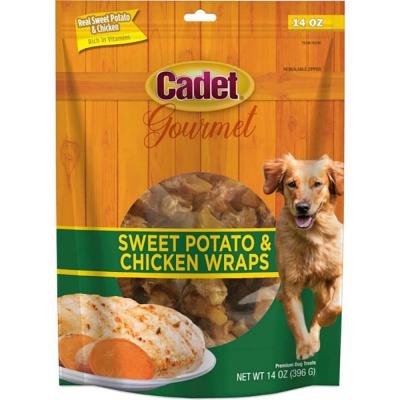 Cadet Sweet Potato & Chicken Wraps 14 oz.