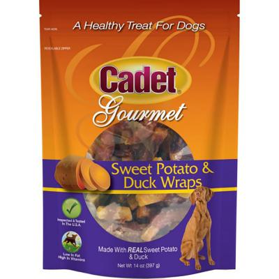 Cadet Sweet Potato & Duck Wraps 14 oz.