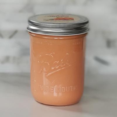 Lavender & Spring Apricot (Type) Mason Jar Soy Candle 16 oz.