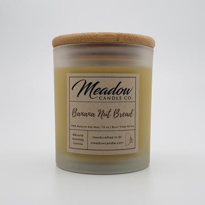 Meadow Candle Co. Banana Nut Bread Soy Candle 12 oz.