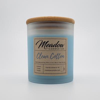 Meadow Candle Co. Clean Cotton (Type) Soy Candle 12 oz.