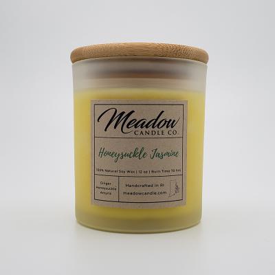 Meadow Candle Co. Honeysuckle Jasmine Soy Candle 12 oz.