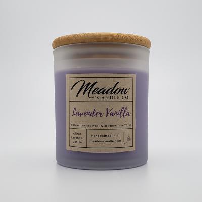 Meadow Candle Co. Lavender Vanilla Soy Candle 12 oz.