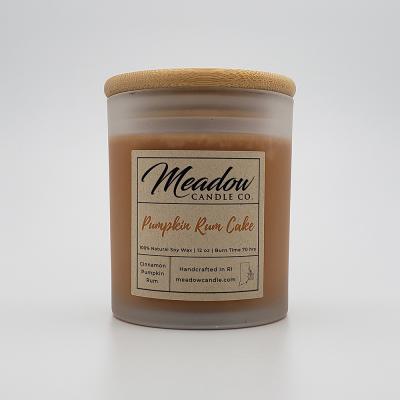 Meadow Candle Co. Pumpkin Rum Cake Soy Candle 12 oz.