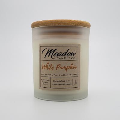 Meadow Candle Co. White Pumpkin Soy Candle 12 oz.