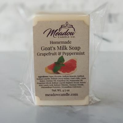 Goat's Milk Soap Grapefruit & Peppermint 4.5 oz.