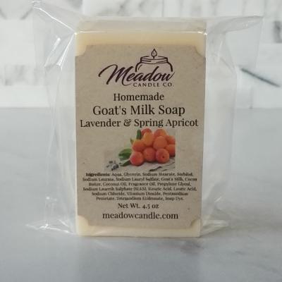 Goat's Milk Soap Lavender & Spring Apricot 4.5 oz.
