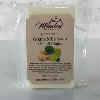 Goat's Milk Soap Lime & Ginger 4.5 oz.