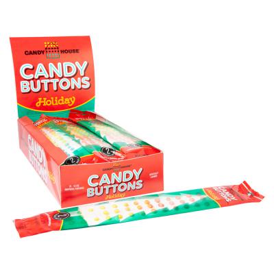 Candy Buttons Holiday Strawberry, Banana & Green Apple .5 oz.