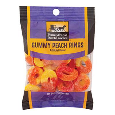 Pennsylvania Dutch Candies Gummy Peach Rings 5.25 oz.