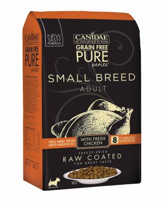 Canidae Pure Petite Small Breed Raw Coated Chicken 4 lb.