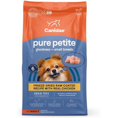 Canidae Pure Petite Adult Small Breed Grain-Free Freeze-Dried Raw Coated Chicken Dry Dog Food 4 lb.