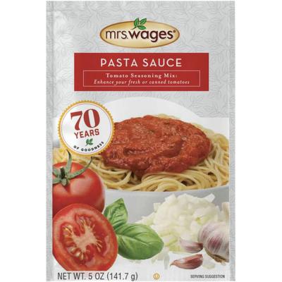 Mrs Wages Spaghetti Sauce Mix