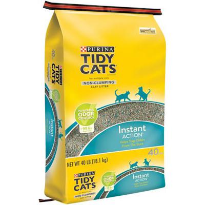 Tidy Cats Instant Action Non-Clumping Cat Litter 40 lb.