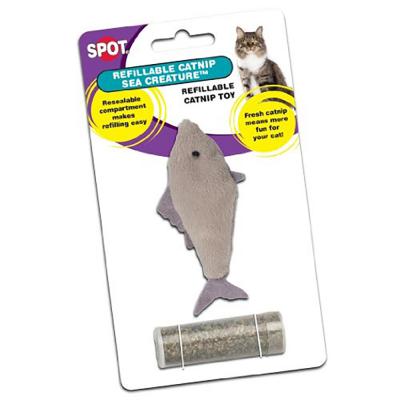 Cat Toy Catnip Refillable Sea Creature