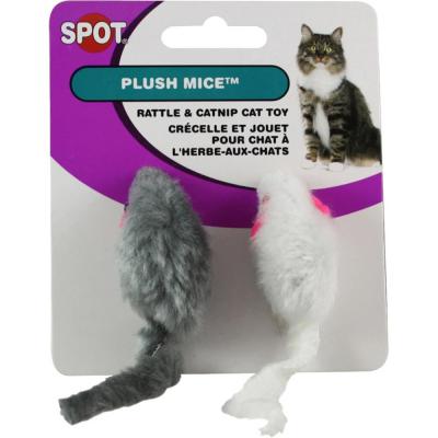 Spot Plush Mice Rattle & Catnip Cat Toy
