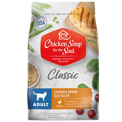 Chicken Soup Adult Cat Chicken & Brown Rice Recipe 4.5 lb.