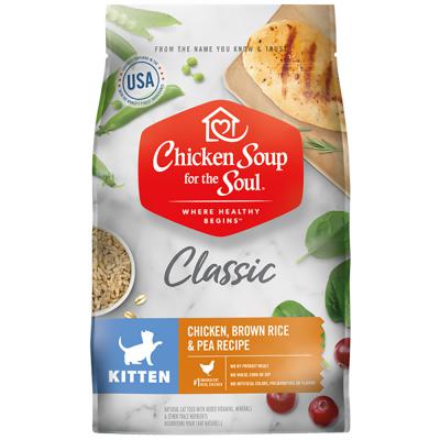 Chicken Soup Kitten Chicken, Brown Rice, & Pea Recipe 4.5 lb.