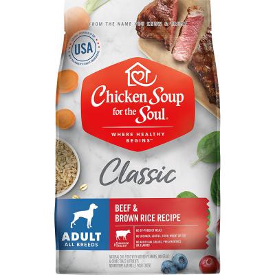 Chicken Soup Adult Beef & Brown Rice 28 lb.