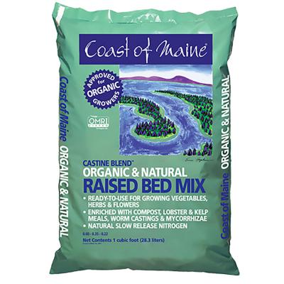 Coast Of Maine Castine Blend Organic Raised Bed Mix 2 Cf.