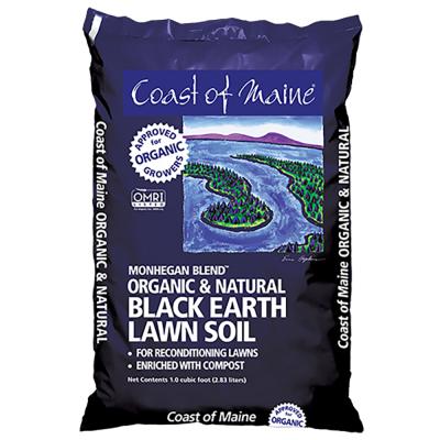 Coast Of Maine Mohegan Blend Black Earth Organic Lawn Soil 1 Cf.