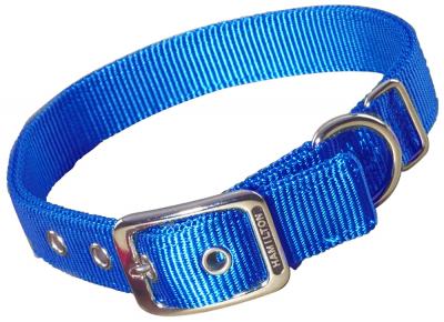 Nylon Dog Collar 1 X 20 In Blue