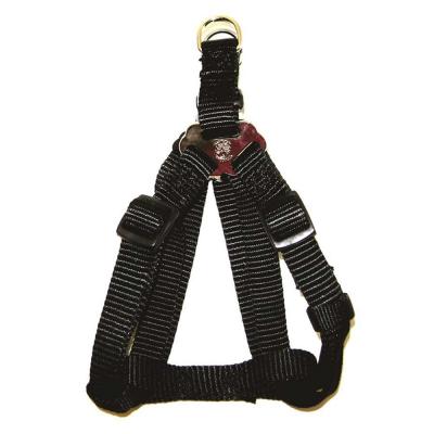 Adjustable Easy On Dog Harness LG Black