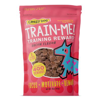 Crazy Dog Train-Me! Bacon Flavor Training Treats 16 oz.