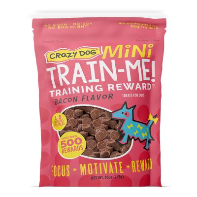 Crazy Dog Mini Train-Me! Bacon Flavor Training Treats 10 oz.