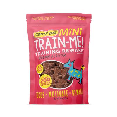 Crazy Dog Mini Train-Me! Bacon Flavor Training Treats 4 oz.