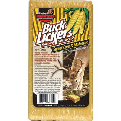 Buck Lickers Flavored Salt Block Sweet Corn & Molasses 4 lb.