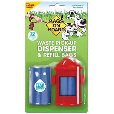 Bags On Board Waste Pick-Up Dispenser & Bags 30 Count