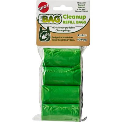 Spot Biodegradable Cleanup Refill Bags 4 Rolls/40 Bags